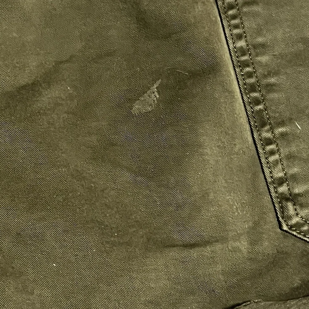FRAME WASHED FATIGUE HIGH WAIST PATH‎ POCKETS UTILITY SHORTS SIZE 24 Green